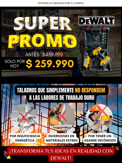 KIT DEWALT PROHAMMER 36V - EDICION COMPLETA